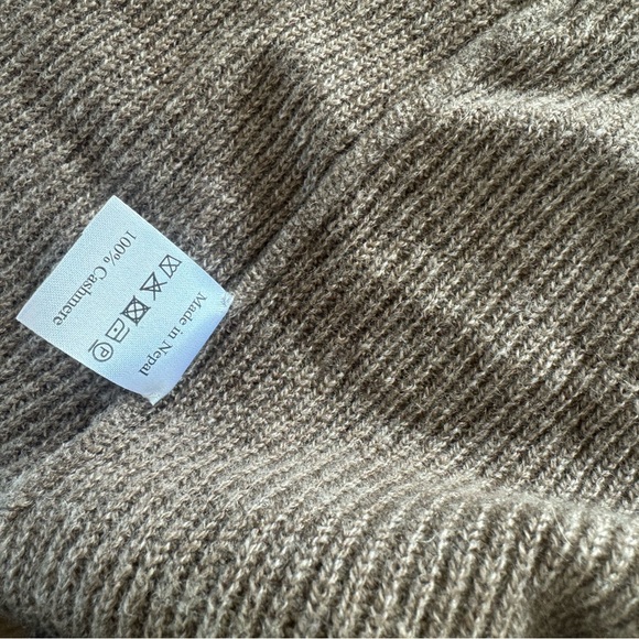 100% cashmere long brown sweater - Picture 2 of 4
